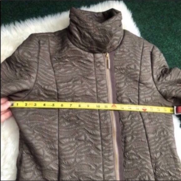 Tahari Embroidered Long Puffer Coat - Picture 11 of 16